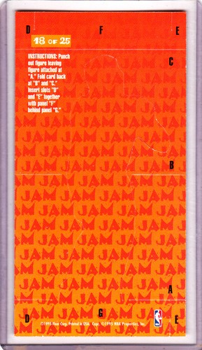 1995-96 Fleer NBA Jam Session Pop-Ups Tall Insert George Muresan #18 - Picture 2 of 2