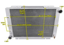Kool Champion 4 Row All Aluminum Radiator For 1960 1961 1962 1963 Ford Galaxie Kool Champion 4 Row All Aluminum Radiator For 1960 1961 1962 1963 Ford Galaxie