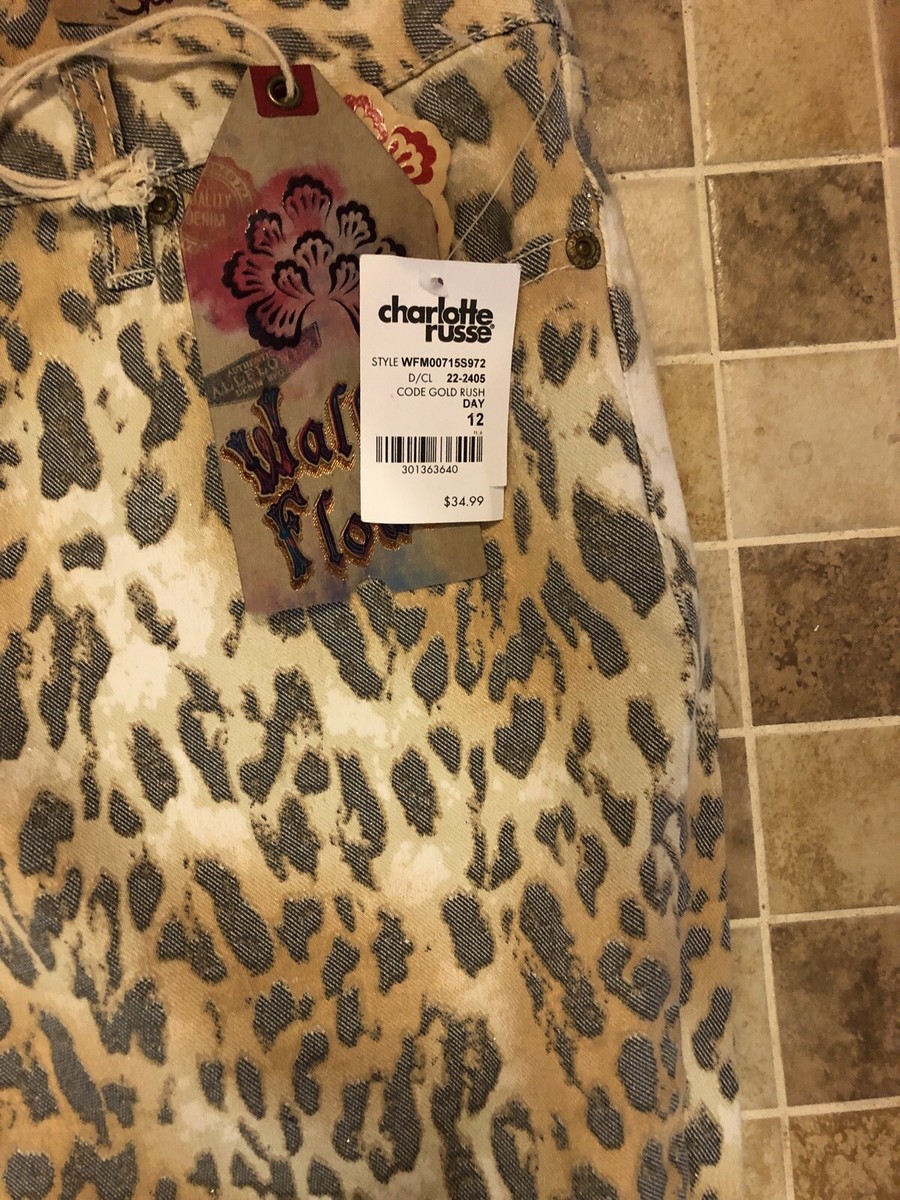 slowさん Sassy Skinny Girls Leopard Print Jeans Size 12 | eBay