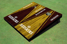 Washington Football Team Alternating Wood Look Triangle Cornhole Boards - NFL