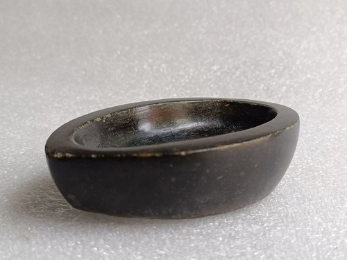 Old Vintage Rare Handmade Black Stone Small Mortar & Pestle For Spice Kharal - Picture 17 of 22