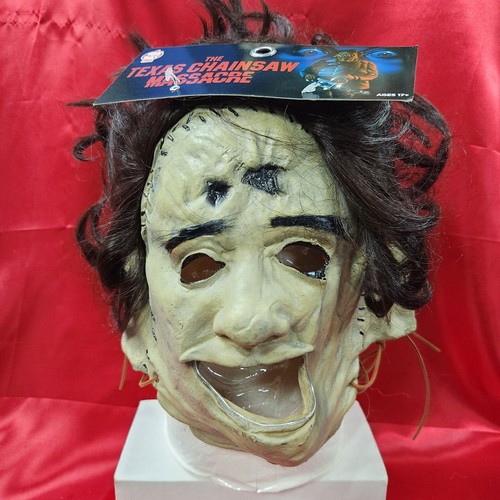 Máscara de asesinato facial de cuero (vinilo) Trick or Treat Studios Texas Chainsaw Massacre - Imagen 3 de 20