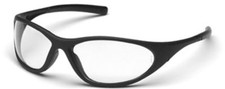 Pyramex Zone 2 Safety Glasses Black Frame with Clear Lens ANSI Z87 