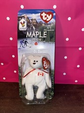 1996 McDonalds TY Teenie Beanie Baby Maple The Bear Canada