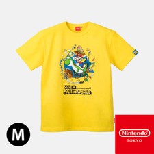 Nintendo TOKYO Official T-shirts Super Mario World Yellow M size Japan new