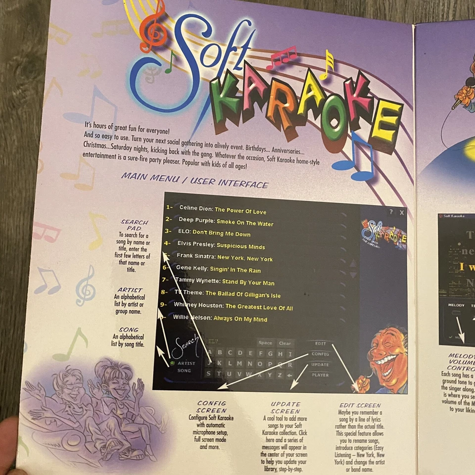 SOFT KARAOKE Entertainment Microphone And Cd-Rom 1998 Vorton Technologies - Image 3 of 4