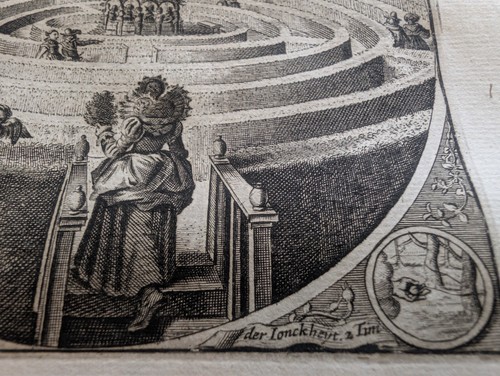 Wegh-wyser ten Houwelick, Jacob Cats, van de Venne, Stampa 1712 - Picture 4 of 6
