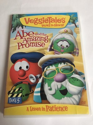 Veggie Tales;Abe And The Amazing Promise-DVD-TESTED-RARE-FAST