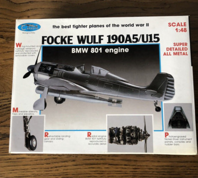 CASADIO FOCKE WULF 190A5/U15 BMW 801 MOTOR MASSSTAB 1:48 VERSIEGELTE METALLTEILE