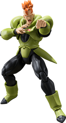 Bandai Dragon Ball Z Exclusive SDCC 2022 S.H. Figuarts Android 16 Action  Figure Galactic Toys & Collectibles