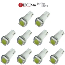 Jtech 10x T5 White Instrument Panel Dash Light LED Bulb 74 17 18 37 70 2721