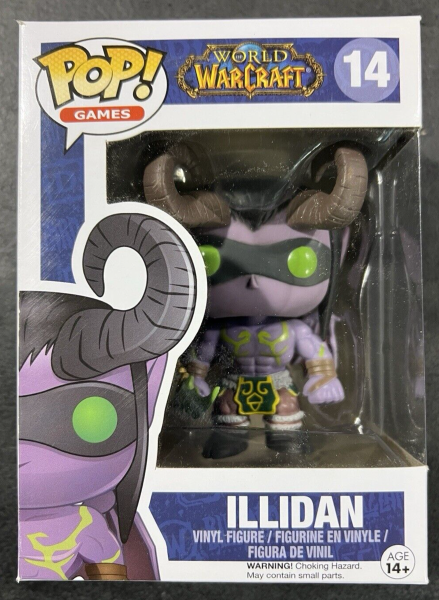 Funko POP! World of Warcraft ILLIDAN STORMRAGE #14 *Damaged * New