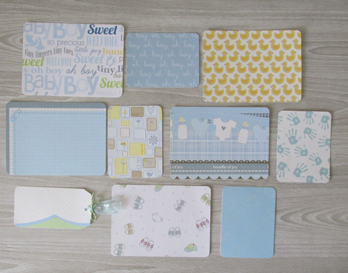 Álbum de fotos hecho a mano para bebé niño 6x6 acordeón prehecho a mano baby shower regalo - Imagen 11 de 12