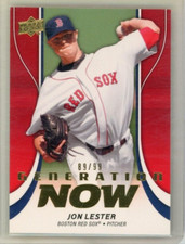 2009 Upper Deck Jon Lester Generation Now Gold 87/99 #GN31 Boston Redsox