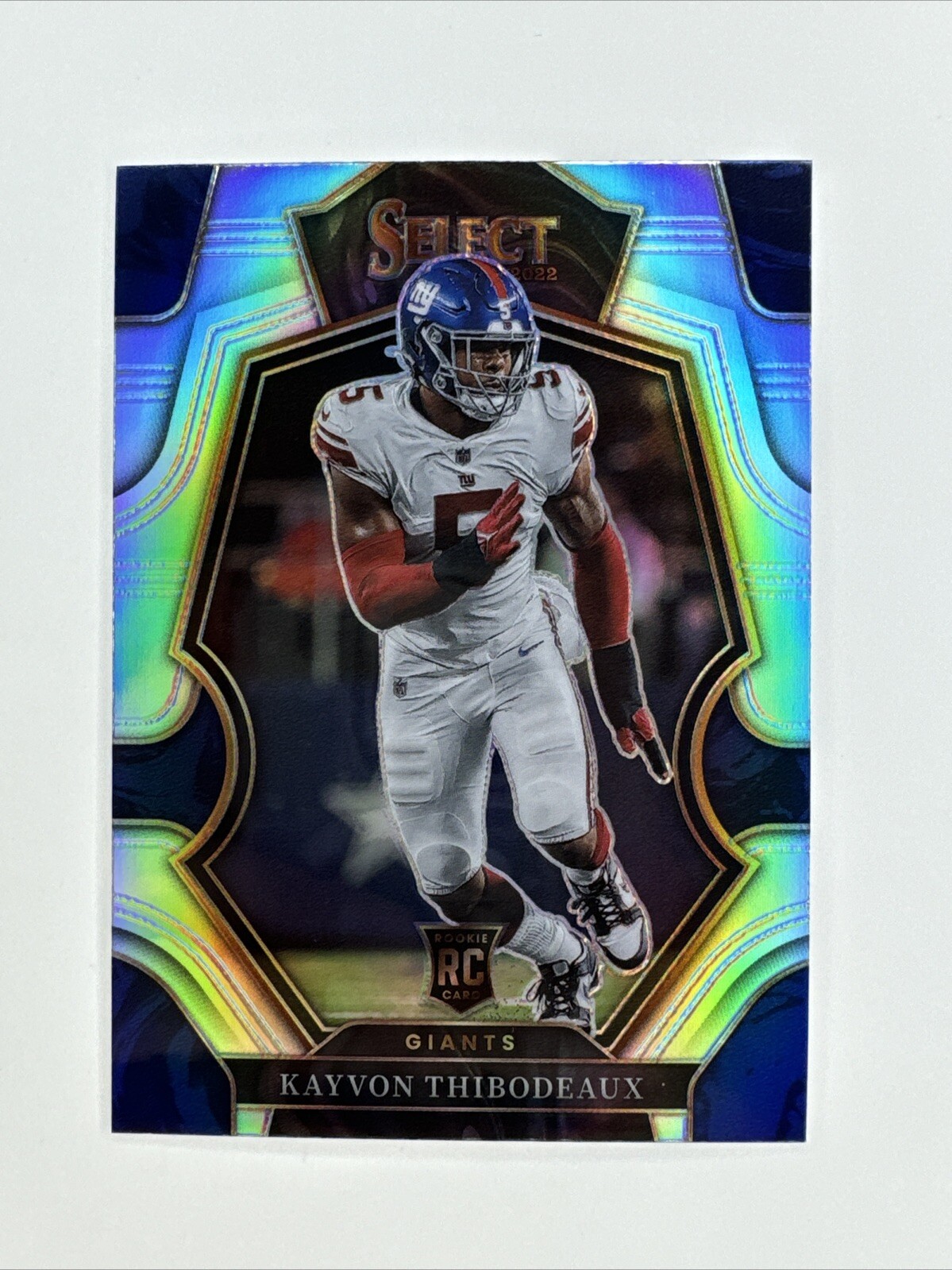 KAYVON THIBODEAUX 2022 SELECT PREMIER LEVEL SILVER PRIZM ROOKIE RC Q0588