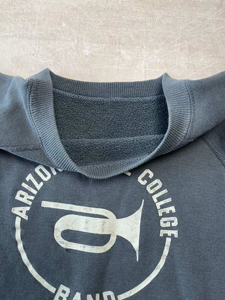 Sudadera True Vintage Años 50 Cuello Redondo Arizona State College Band Norte NAU Foto 2 de 4