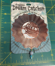 NIP Spinning Dream Catcher with name Jake 's Dream Catcher Metal with beads