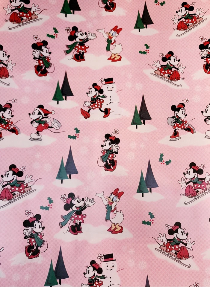 米妮礼品包装套装,包装纸和丝带,请参阅描述 25 平方英尺 — 第 2/2 张图片