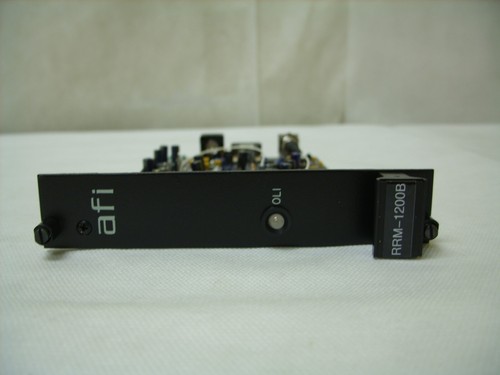 AFI American Fibertek RRM-1200B Low Profile Video/Biphase Rack Karte Rx - Bild 8 von 14