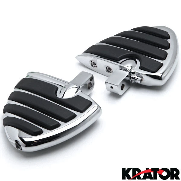 Reposapiés cromados para Honda 750 Shadow Ace Aero Spirit RS 2000-2013 trasero Foto 2 de 3