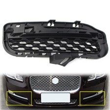1 Pcs New ABS Front Right Black Bumper Fog Lamp Grille For Jaguar XJ 2016-2021