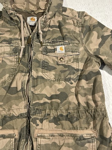 Carhartt Jacke Herren Medium Camo Realtree Active Arbeitsmantel Kapuze - Bild 6 von 14