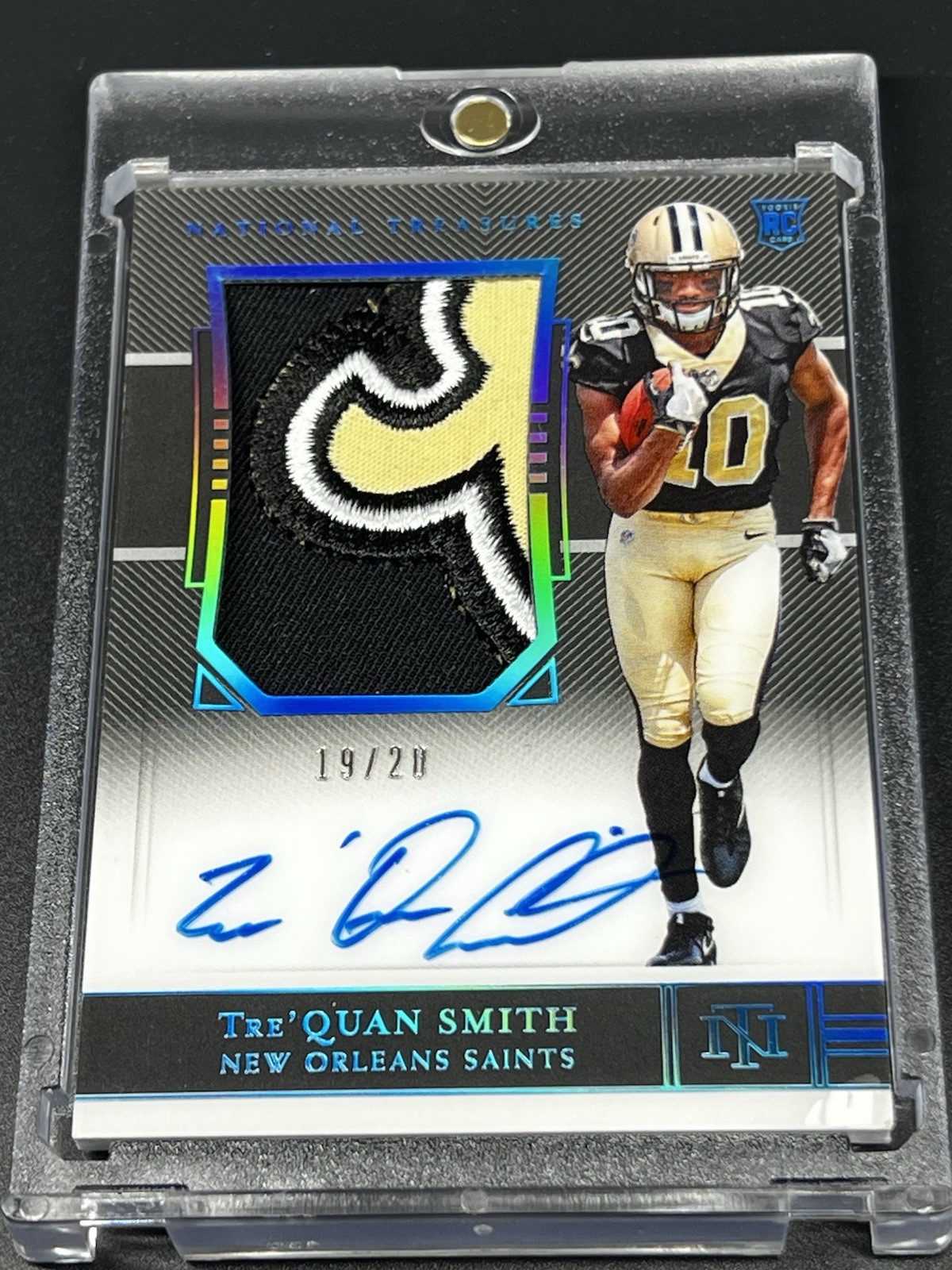 Tre'Quan Smith Panini National Treasures #193 Patch Autograph