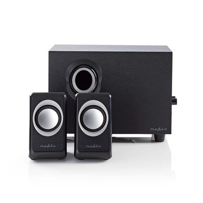 Boxen Lautsprecher Subwoofer für PC Laptop TV Smartphone Nedis 