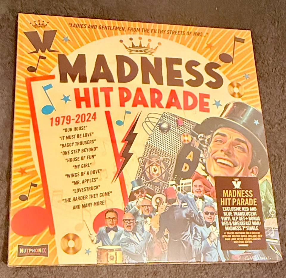Madness "Hit Parade" 4 x Coloured Vinyl + 7" Single + Signed Print - Image 2 of 4