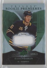 2018-19 Upper Deck Trilogy Green Foil Relics 5/15 Rasmus Dahlin #81 10w9
