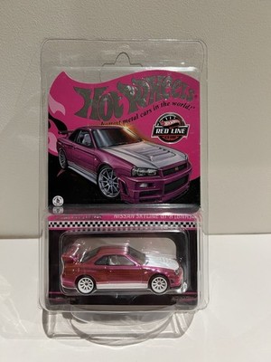 Hot Wheels Red Line Club Exclusive Pink Nissan Skyline GT-R