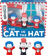 Little People Collector Dr. Seuss the Cat in Hat 2.5 inches, Multicolor