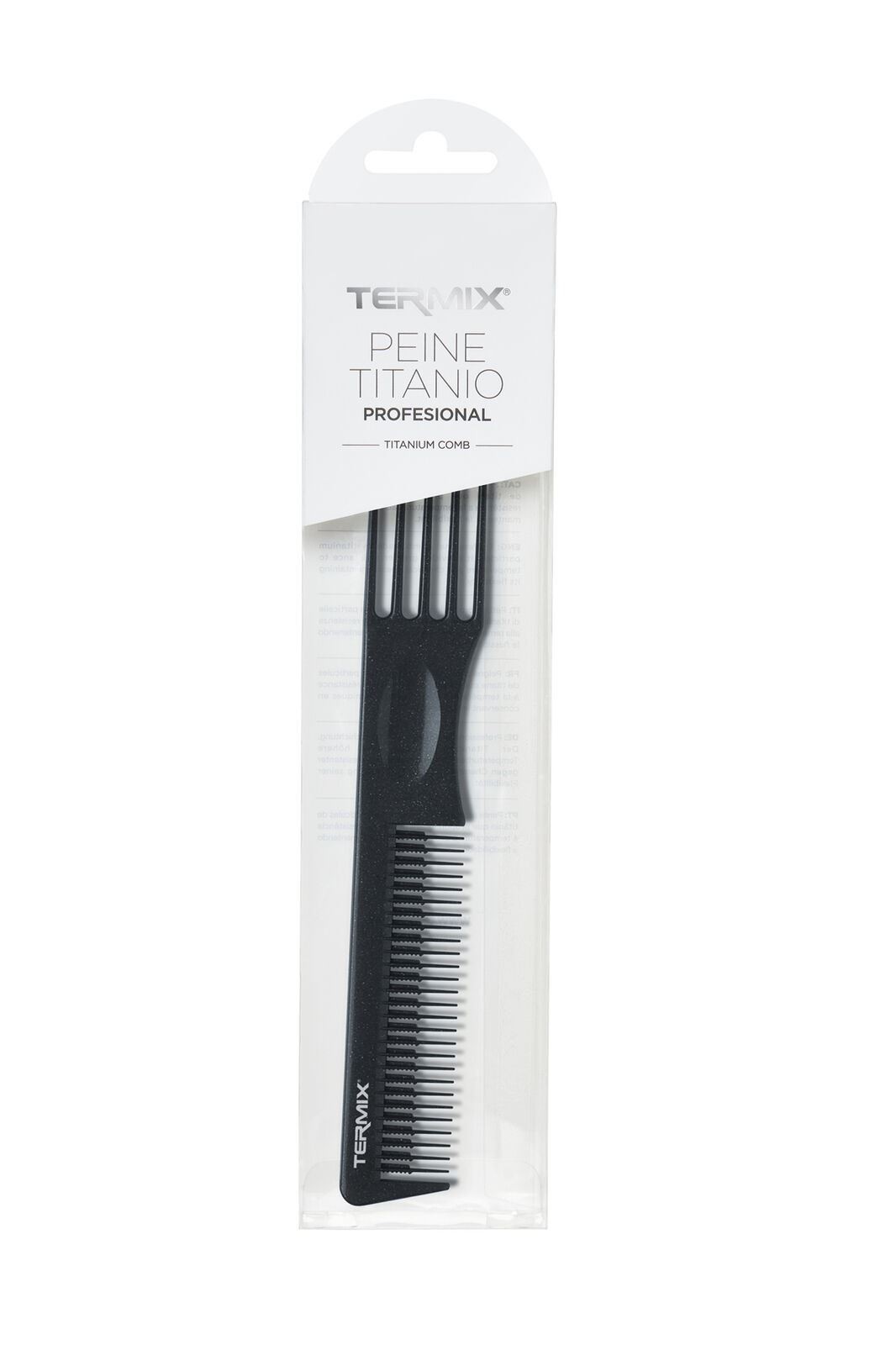 Termix Titanium 18.5cm Fork Comb 876 Professional Hair Salon Styling Barber