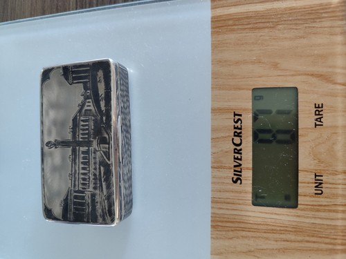 Antica tabacchiera argento russo, Silver russian tobacco box - Foto 13 di 13