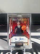 2025-26 Panini Signature Series Tre Johnson Rookie Signature Suits Auto /25
