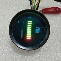 Eurowagens Motorrad Kraftstoffstandanzeige Universal Tankmeter 52Mm 12V Led