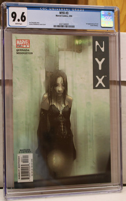 NYX #3 CGC 9.6 WHITE 1st App X-23, Wolverines Daughter, MAJOR MARVEL KEY! 2004