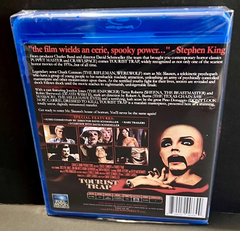 TOURIST TRAP 1979 Uncut Full Moon Horror Slasher Movie Blu-Ray AUS Region B Free - image 3 of 4