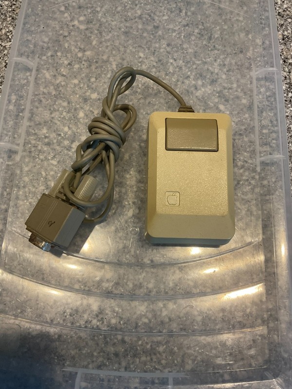 Original Macintosh 128K Mouse Model M0100 Made In USA