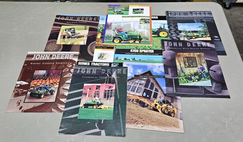 Lot of Vintage John Deere Dealer Sales Literature Brochures Gator Mowers Etc
