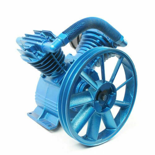 Pump Motor Head Double Stage V-style 21cfm 5hp 175 Psi 2-cyl