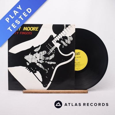 Gary Moore Dirty Fingers A3 B1 Porky Reissue LP Album Vinyl Record - EX/EX