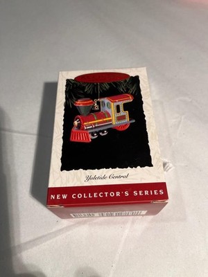 Hallmark Keepsake Ornament 1994 Yuletide Central #1 1st  Locomotive Train Tin