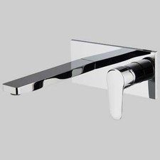 MONOCOMANDO LAVABO A PARETE SERIE 22 Bocca cm 204 Cromo Rubinetteria Frattini
