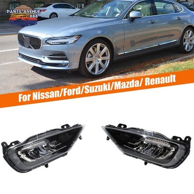 Pair LED DRL Fog Light For Volvo S90 2018-2022/ XC60 2016-2019 Fog Lamp