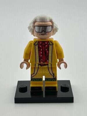 Lego Icons Doc Brown Minifigure 10300 DeLorean Machine Back to the Future btf002