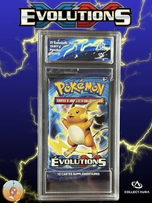 Booster Gradé Pokémon CollectAura 10 XY Évolutions - RAICHU - FR - Photo 1/4