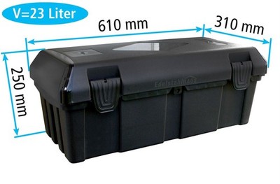 Deichselbox, Werkzeugkasten, Anhängerbox, Gurtkiste, Staukiste Daken B23-0