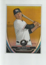 2013 Bowman Platinum Chrome Prospects Gold Refractor BPCP52 Jake Marisnick 38/50