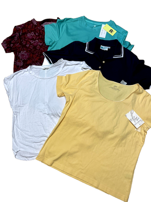 #ad #ad Lot of 5 Size Large Active Women#x27;s Athletic Tops Bust 21quot; Top Brands S S 2 NWT $20.00